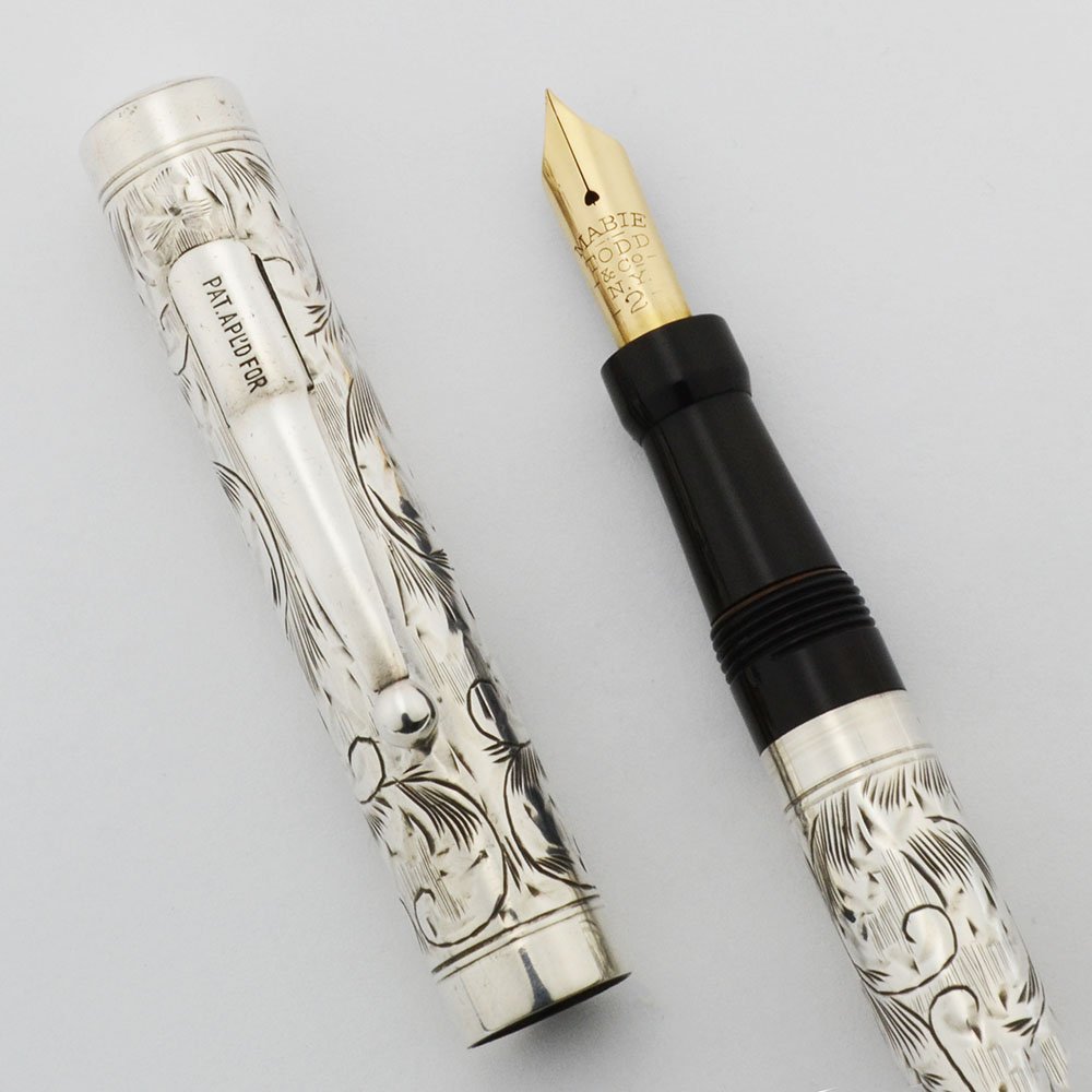ヴィンテージ Mabie Todd Swan 3130ーフレックスnib Mabie Todd (USA) Swan Gold Filled Overlay Fountain Pen